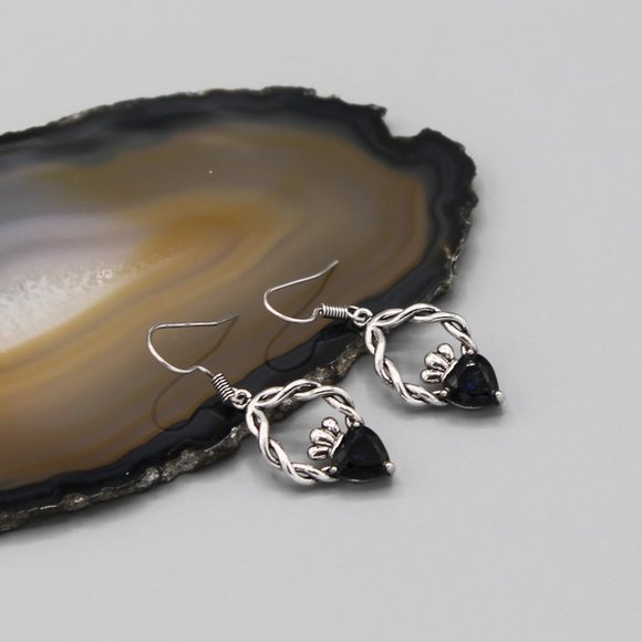 Jewelry Claddagh earrings Irish symbol of love loyalty friendship silver new - Picture 3 of 9